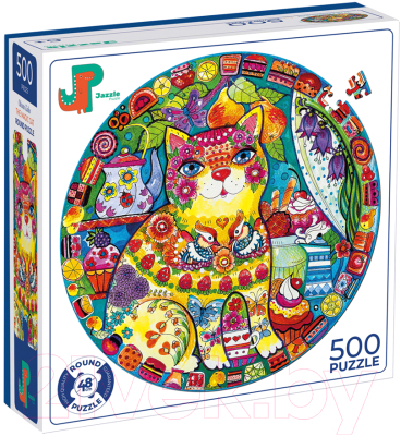 Пазл Jazzle Puzzle Волшебный кот / P1002 (500эл)