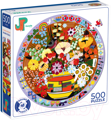 Пазл Jazzle Puzzle Цветочная гармония / P1003 (500эл)