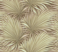 Фотообои листовые Vimala Листья пальмы бежевые (270x300) - 