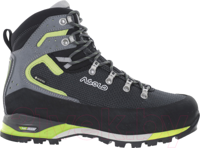 Трекинговые ботинки Asolo Backpacking Corax Gv / A12038-A561 (р-р 10, черный/лайм)