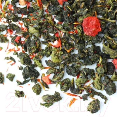 Чай листовой Лавка Вкуса Улун Клубника со сливками (100г)