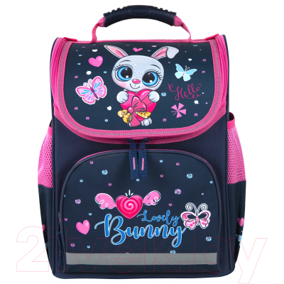 Школьный рюкзак Пифагор Basic. Lovely bunny / 271371