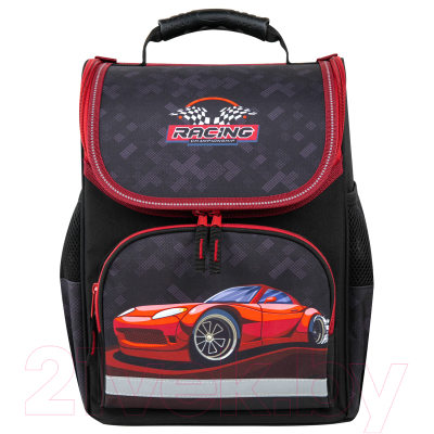 Школьный рюкзак Пифагор Basic. Rocket car / 271374