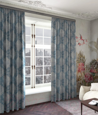 Изображение товара Штора LEGRAND Халиф N 170x260 / 58110946 (голубой)