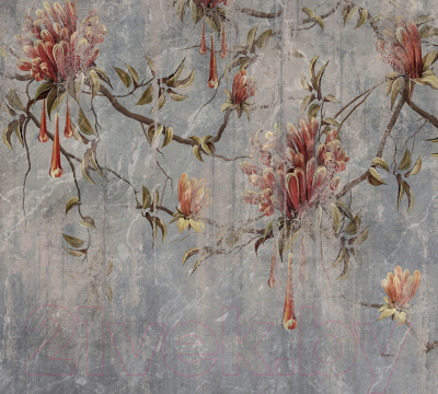 Фотообои листовые Vimala Настенные цветы 4 (270x300)