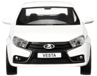 Масштабная модель автомобиля Автопанорама Lada Vesta седан / 5488636 (белый) - 