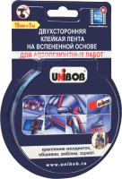 

Скотч двухсторонний Unibob, Для авторемонтных работ 19ммx5м / 54998