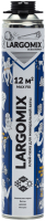Клей-пена Largomix Max Fix Всесезонная для теплоизоляции (820мл) - 