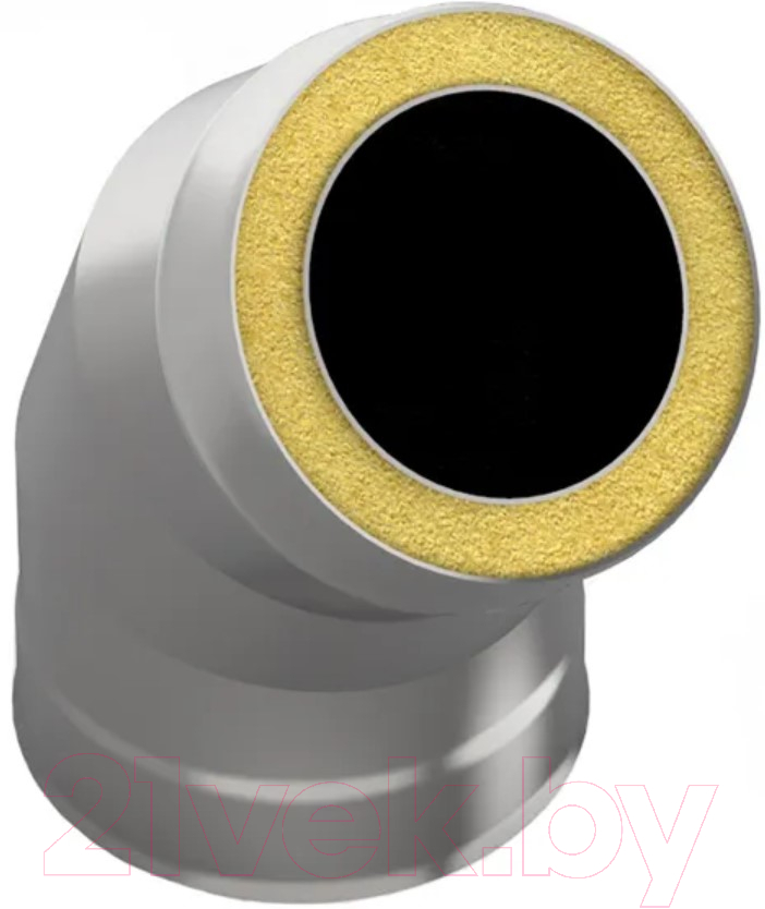 Поворот дымохода UMKPRO 135 200х280 AISI 439/439 1мм/0.5мм (К) 60мм