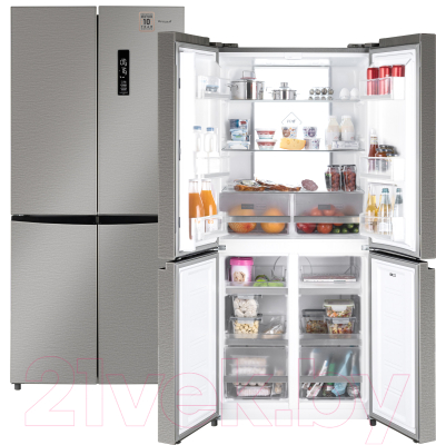 Изображение товара Холодильник с морозильником Weissgauff WCD 450 X NoFrost Inverter