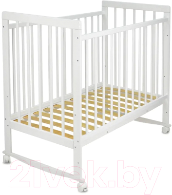 Детская кроватка INDIGO Милана Эко / 110611 (белый)