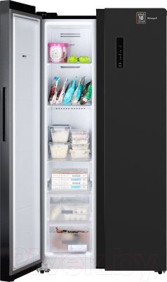 Холодильник с морозильником Weissgauff WSBS 600 XB NoFrost Inverter