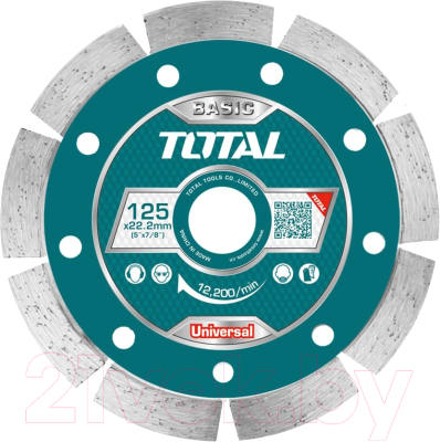 Отрезной диск алмазный TOTAL TAC2111253