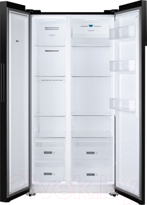 Холодильник с морозильником Weissgauff WSBS 600 BG NoFrost Inverter