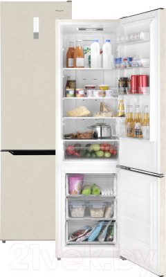 Изображение товара Холодильник с морозильником Weissgauff WRK 2000 Be Full NoFrost