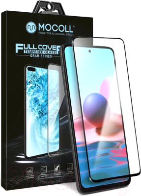 Защитное стекло для телефона Mocoll Storm 2.5D для Mi 11 Lite 2021 / XM11L (черный)