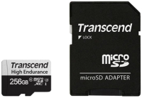 Карта памяти Transcend microSDXC UHS-I U1 U3 256GB + адаптер (TS256GUSD350V) - 