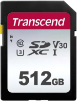 Карта памяти Transcend microSDXC 300S 512GB UHS-1U3 (TS512GSDC300S) - 
