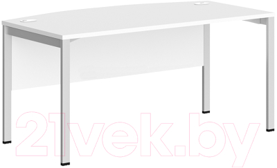 Письменный стол Skyland Xten-M XMET 169 (белый/алюминий)