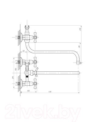 Изображение товара Смеситель Fauzt FZs-428-07