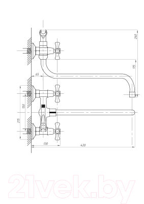 Изображение товара Смеситель Fauzt FZs-511-07