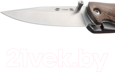 Нож складной STINGER FB634 (серебристый/коричневый)