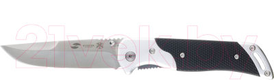 Нож складной STINGER FB1201 (серебристый/черный)