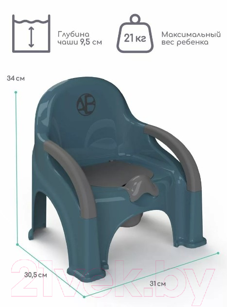 Детский горшок Amarobaby Baby chair / AB221105BCh/18