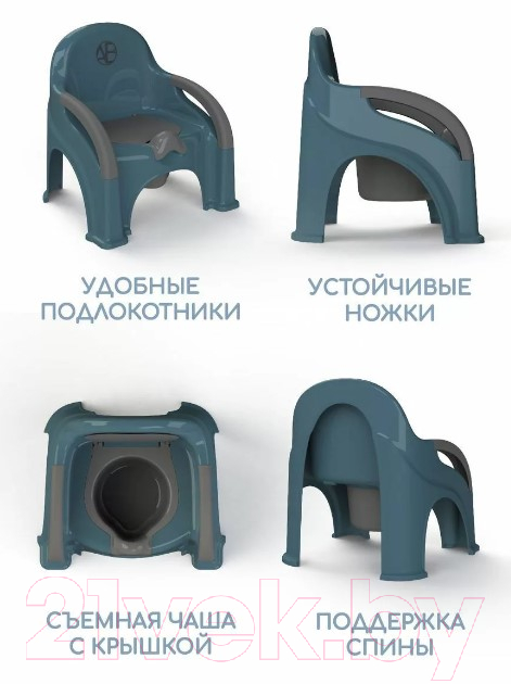 Детский горшок Amarobaby Baby chair / AB221105BCh/18