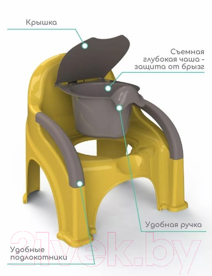 Детский горшок Amarobaby Baby chair / AB221105BCh/04