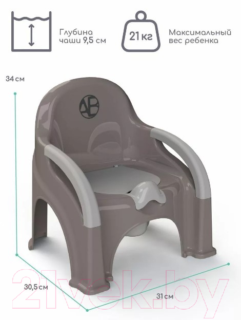 Детский горшок Amarobaby Baby chair / AB221105BCh/11