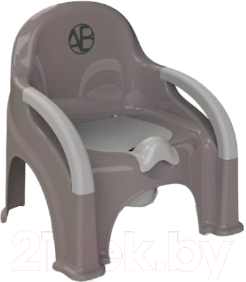 Детский горшок Amarobaby Baby chair / AB221105BCh/11 (серый)