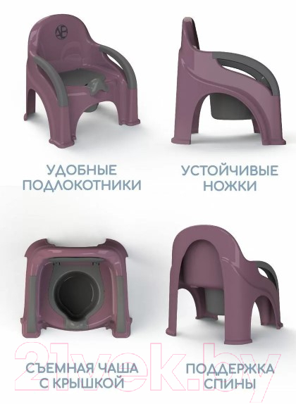 Детский горшок Amarobaby Baby chair / AB221105BCh/22