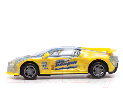 Автомобиль игрушечный Автоград Crazy Race, гонки /  7667647 (желтый)