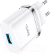 Миниатюра изображения товара Зарядное устройство сетевое Hoco N1 Ardent + кабель Micro / 30961 (белый)