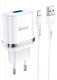 Зарядное устройство сетевое Hoco N1 Ardent + кабель Micro / 30961 (белый) - 
