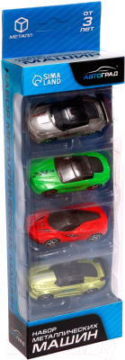 Набор игрушечных автомобилей Автоград Рейсер / 7836219