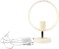 Прикроватная лампа Элетех Дакар ННБ 63-60-020 / 1005405061 (белый муар/белый) - 