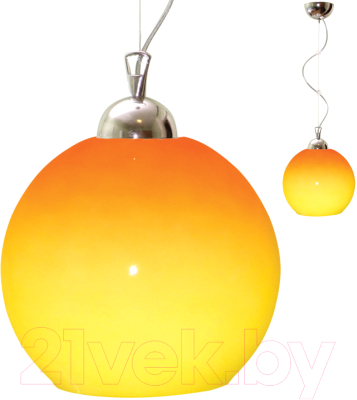Потолочный светильник Элетех Дуо 250 НСБ 72-60 М55 / 1005251248 (оранжевый/желтый)