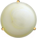 Потолочный светильник Элетех Дюна 300 НПБ 01-2х60-139 М16 / 1005150589 (желтый/золото) - 
