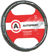 Оплетка на руль Autoprofi AP-850 BK (M) - 