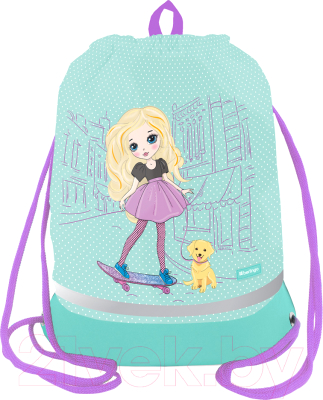 Изображение товара Мешок для обуви Berlingo Pretty girl / MS1095