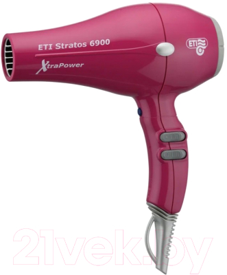 Фен ETI Stratos 6900 Xtrapower / 6905235C0 (розовый)