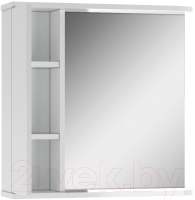 Шкаф с зеркалом для ванной Айсберг Промо 60 (левый/правый)
