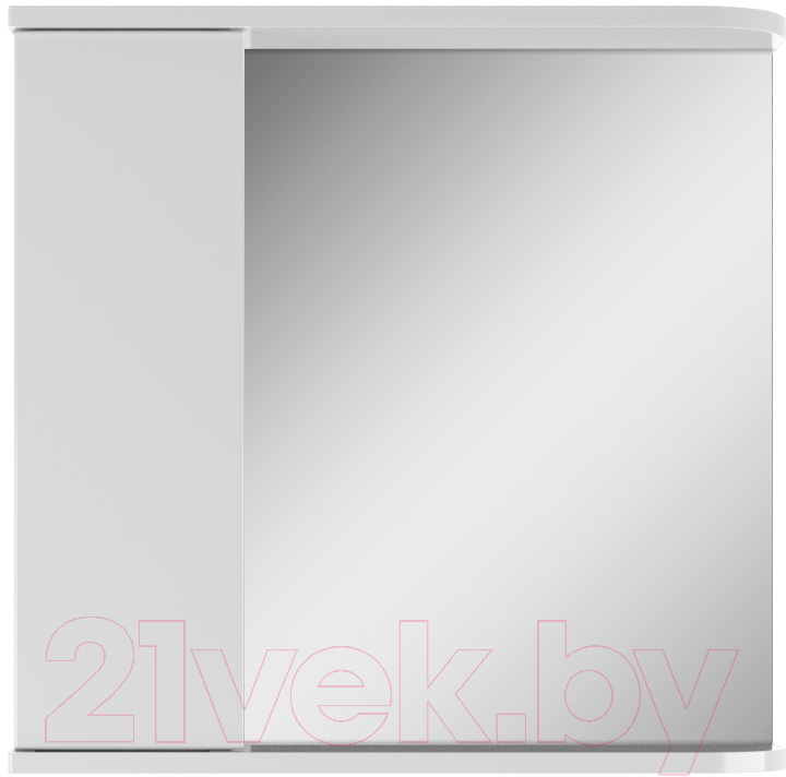 Шкаф с зеркалом для ванной Айсберг Промо 55