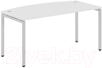 Письменный стол Skyland Xten-S XSET 169 (белый/алюминий)
