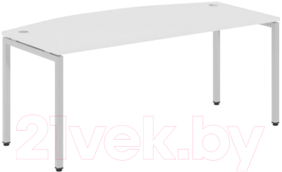 Письменный стол Skyland Xten-S XSET 189 (белый/алюминий)