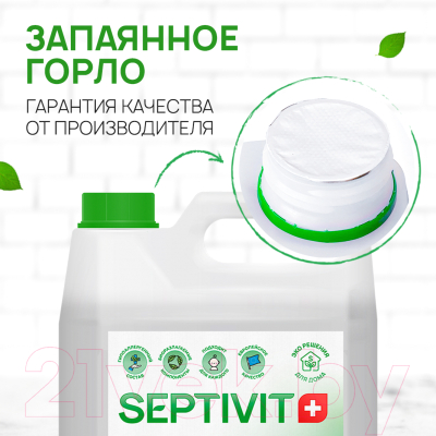 Гель для стирки Septivit Биоразлагаемый для детского белья без запаха (5л)