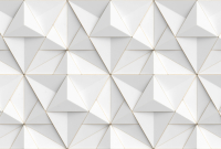 Фотообои листовые Vimala 3D Треугольники (270x400) - 