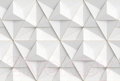 Фотообои листовые Vimala 3D Треугольники (270x400)